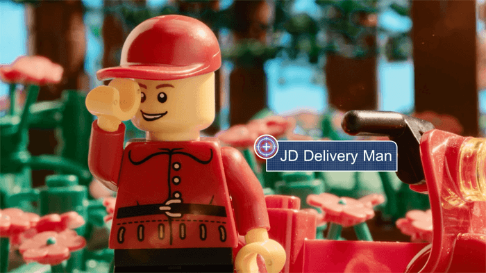 JD.com Deliveryman Plays Hero in a New LEGO “Micro Movie”