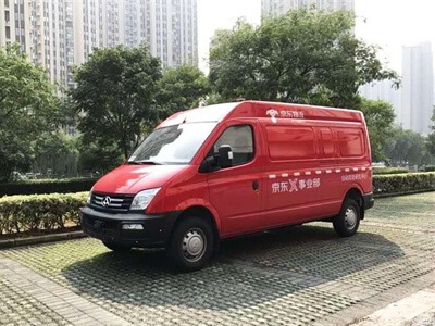 JD has jointly researched two models of autonomous light electric vans with SAIC Maxus and Dongfeng, respectively