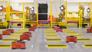 Sorting Robots at JD's Fully Automated Warehouse in Shanghai