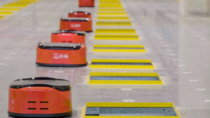 Sorting Robots at JD's Fully Automated Warehouse in Shanghai