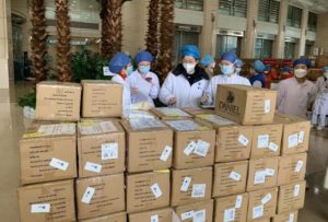 JD helps deliver donation of hazmat suits to Wuhan