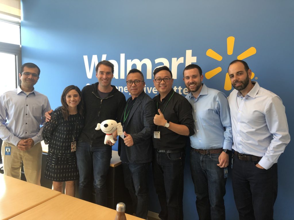 Global Sales team visits Walmart.