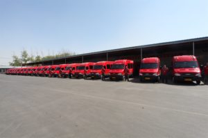 Clean-energy JD delivery vehicles 