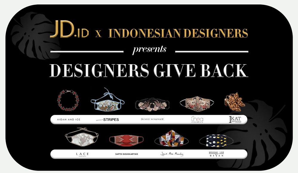 JD.ID X indonesan Designers presents designers give back products. 