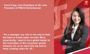 Carol Fung, Vice President of JD. com, Outstanding Contributor