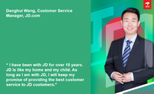 Danghui Wang, Customer Service Manager, JD.com