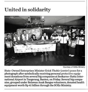 Photo report by Jakarta Post