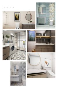 Bathroom design examples by interior designers on JD.com