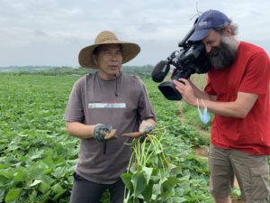 German and French TV Channels Film JD,s Livestreaming Intiativein Guangxi