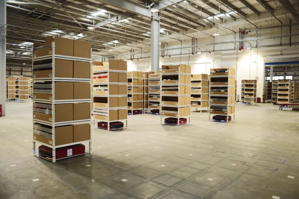 JD started building its first automated logistics fulfillment center in Shanghai in July 2009