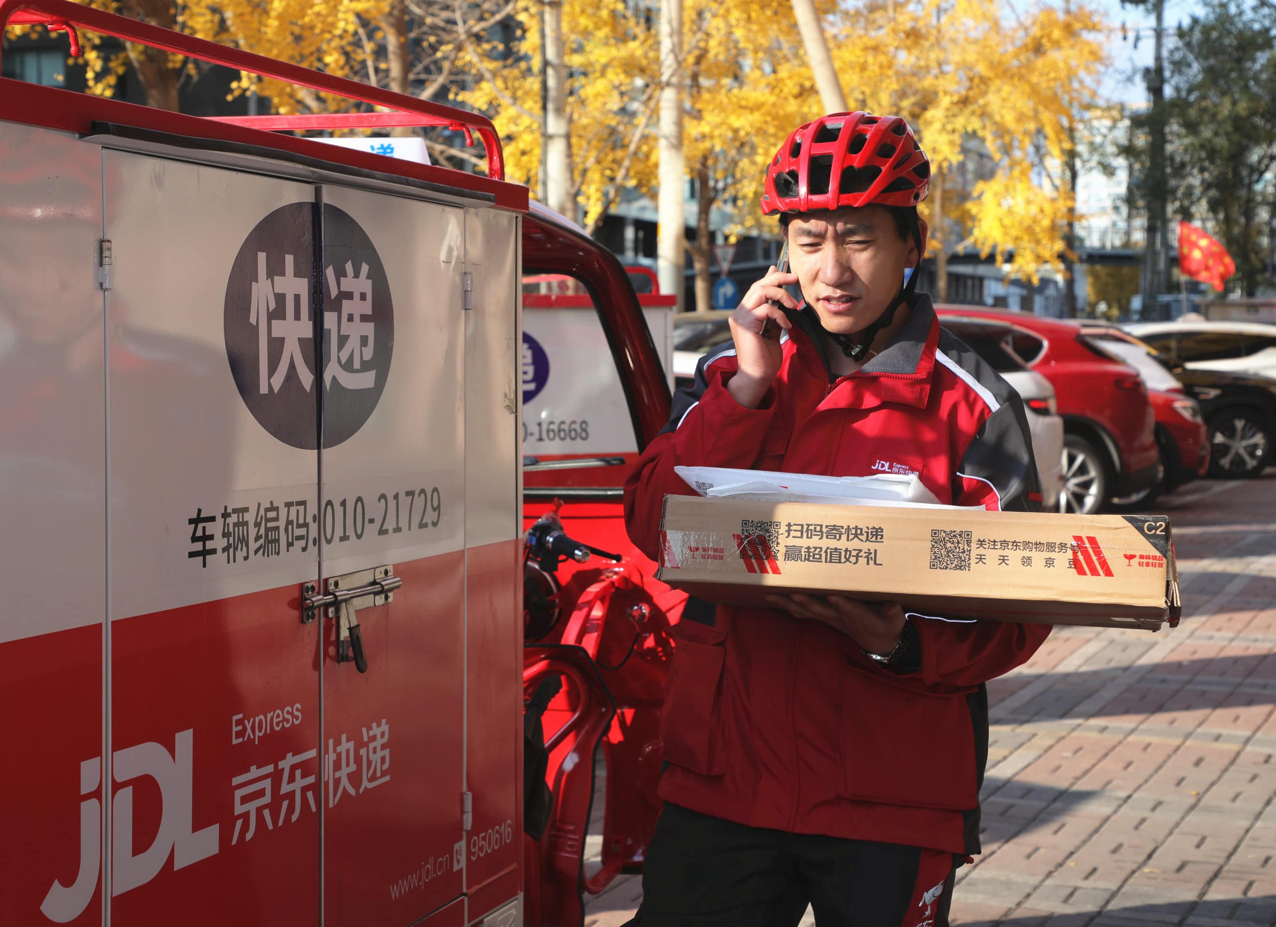 Today, Song, aged 38, heads one of 21 delivery stations in Beijing’s Zhongguancun neighborhood