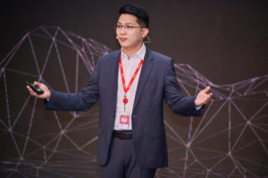 Jiang spoke at JD Super’s strategy release conference