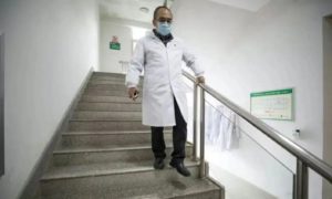 Dr. Zhang Dingyu, president of Jinyintan Hospital in Wuhan