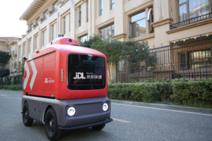 JD Adopts Smart Delivery Vehicle in Shijiazhuang zhuang