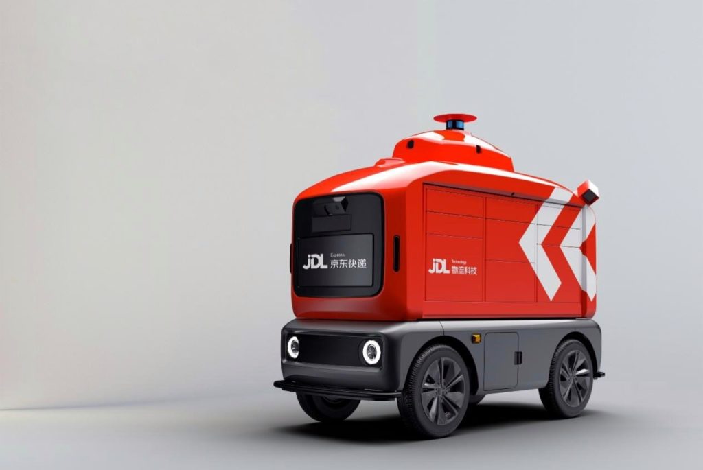 JD’s self-developed autonomous delivery vehicle has won the 22nd China Patent Award for design,