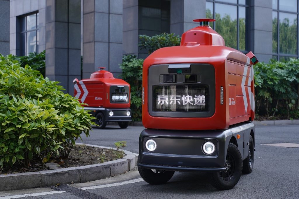 JDs autonomous delivery vehicles