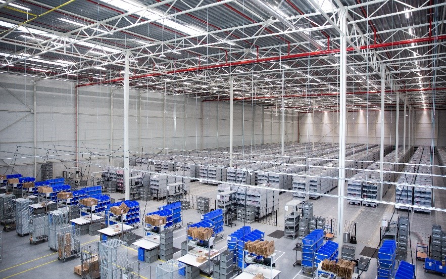 JD's warehouse in the Netherlands was built within four months 