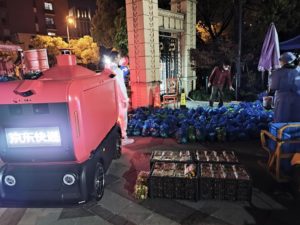 JD.com Sent 100+ Robots to Shinghai forLast Mile Delivery